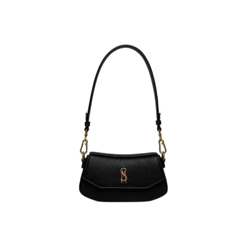 9.5in MADDEN Synthetic Leather Saddle Bag Crossbody Handbag Shoulder Bag Small Size Women's Multicolor