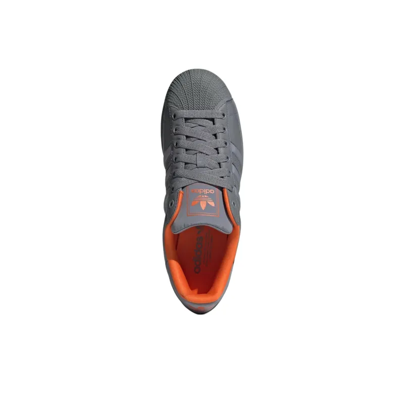 Adidas Originals Superstar 2 Anti Slip Wear Resistant Low Top Skateboard Shoes Unisex Gray-4