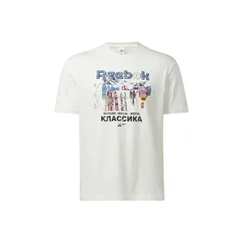 Reebok T Shirts Unisex White