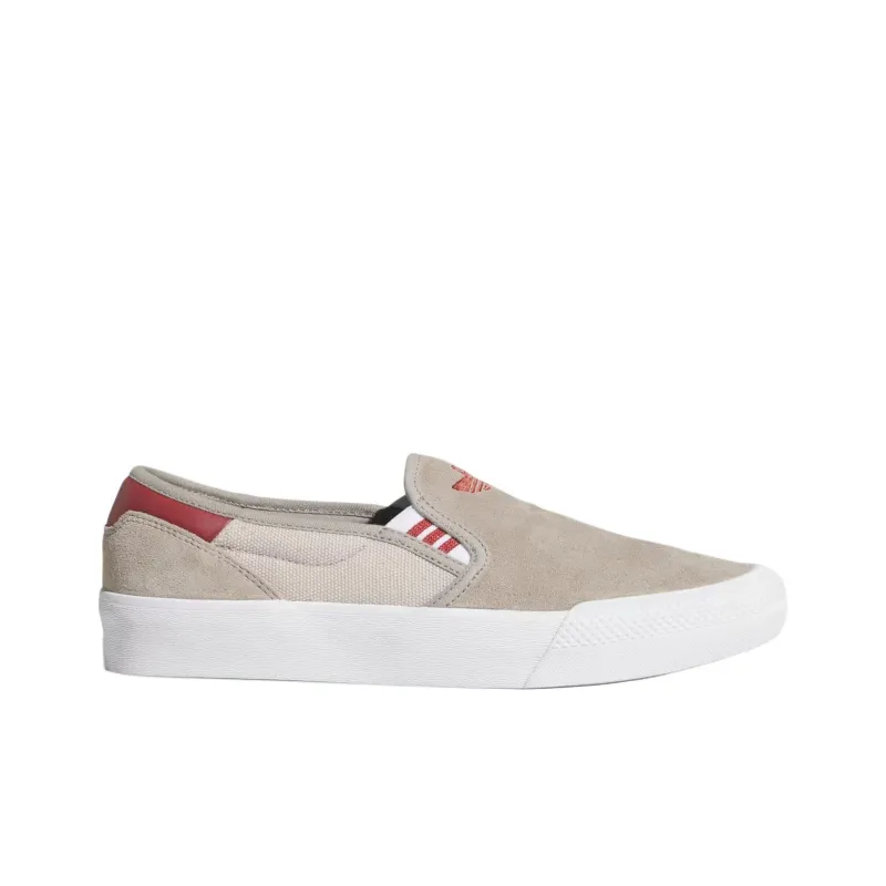 Adidas Shmoofoil Slip On Putty Beige Preloved Ruby Beige-1