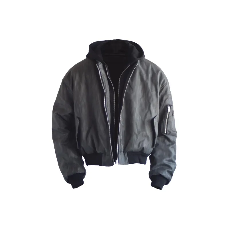 NEVER RULE Jackets Coats Unisex Black Gray Color-0