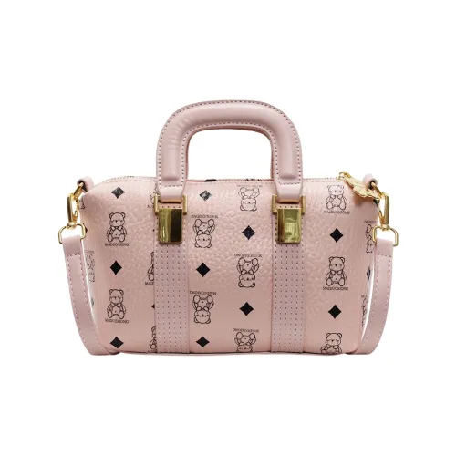 POLG PU Boston Bag Handbags Women's Multicolor