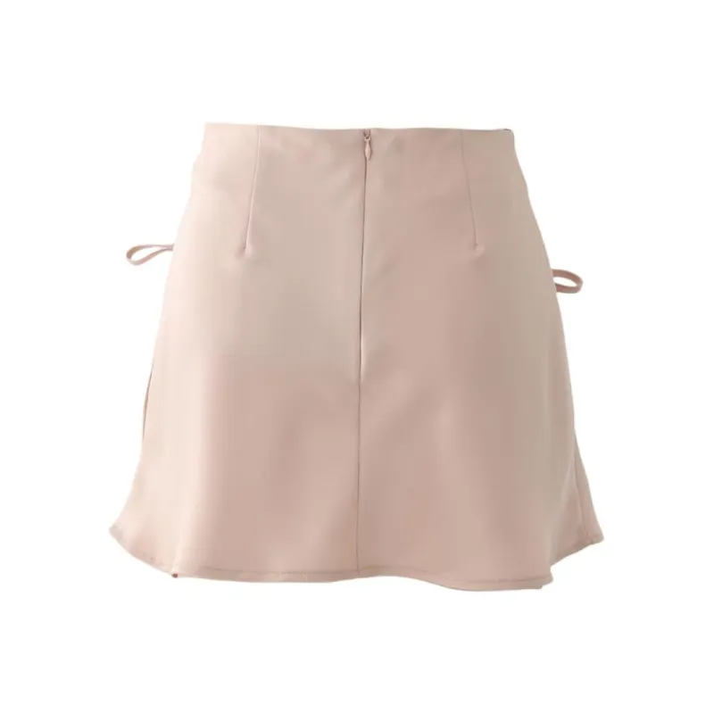 Wen Shan Casual Short Skirts Women's Pink-1