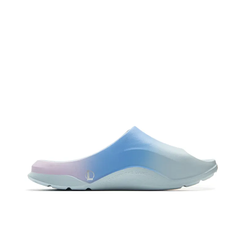 YINGXIONGLIANMENGYONGCHIPAIDUI x LiNing Soft Clap Slip Resistant Abrasion Resistant Slide Slippers Unisex Blue-1