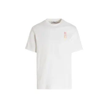 KENZO Letter Logo SS22 T Shirt Men's White