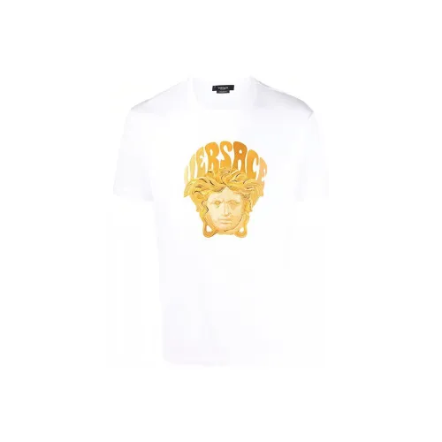 VERSACE Medusa Front Print T Shirt