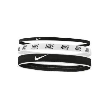 Nike Nylon, Silicone, Polyurethane Hair Bands Unisex Black White