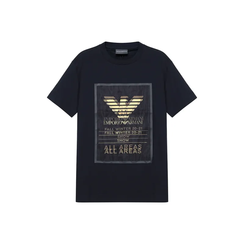 EMPORIO ARMANI T-Shirt Men's Marine Blue-0