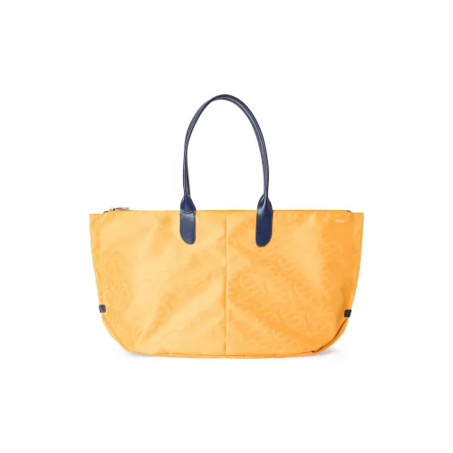 Ecco Waterproof Jacquard Fabric Tote Bag Shopping Bag Shoulder Bags Women's Orange