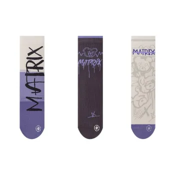 WAJUZHEN Mid Calf Socks Women's 3 Pack Naughty Bear 2