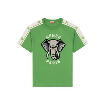 KENZO ELEPHANT T Shirts Men Green