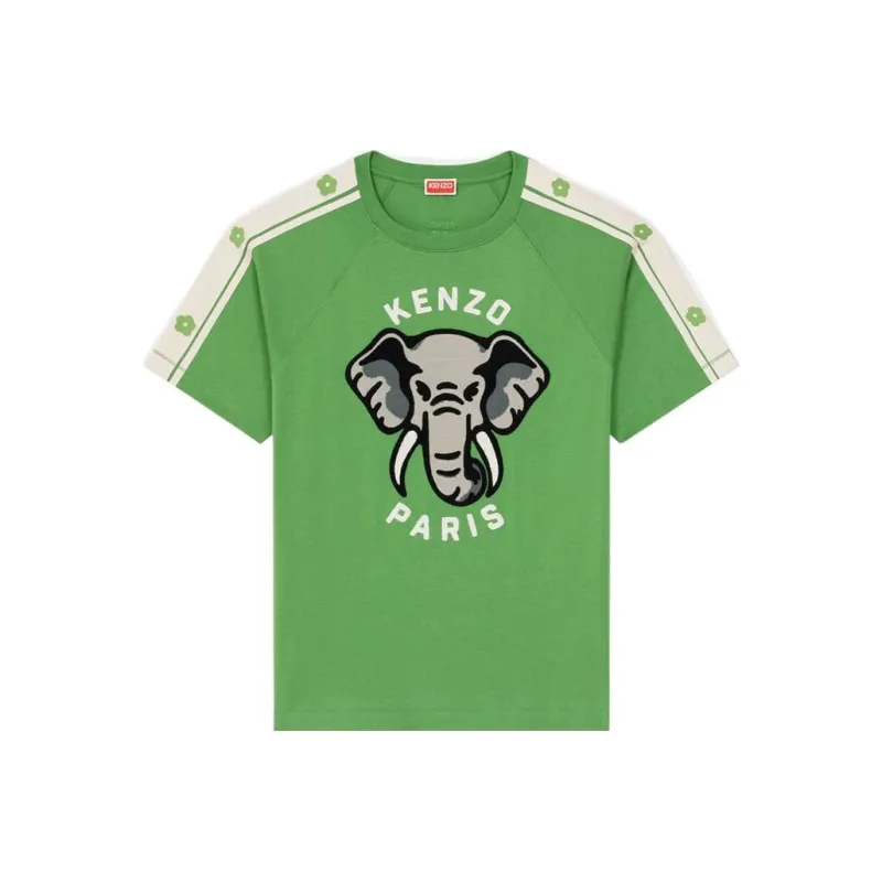 KENZO ELEPHANT T Shirts Men Green-0
