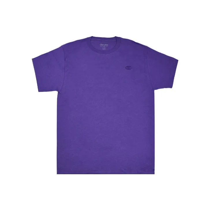 Champion T Shirt US Version Unisex Purple-0
