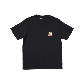 UNIQLO x Line Friends UNIQLO X LINE FRIENDS Co-branded Series T-Shirt Unisex Black