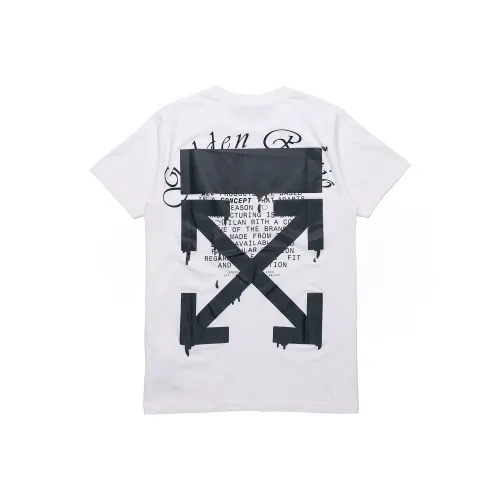 OFF WHITE T Shirt Regular Fit Men's White