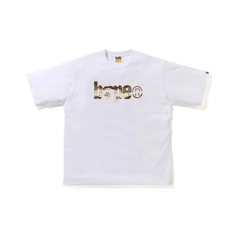 Bape Desert Camo Bape Logo Rlx Tee-3