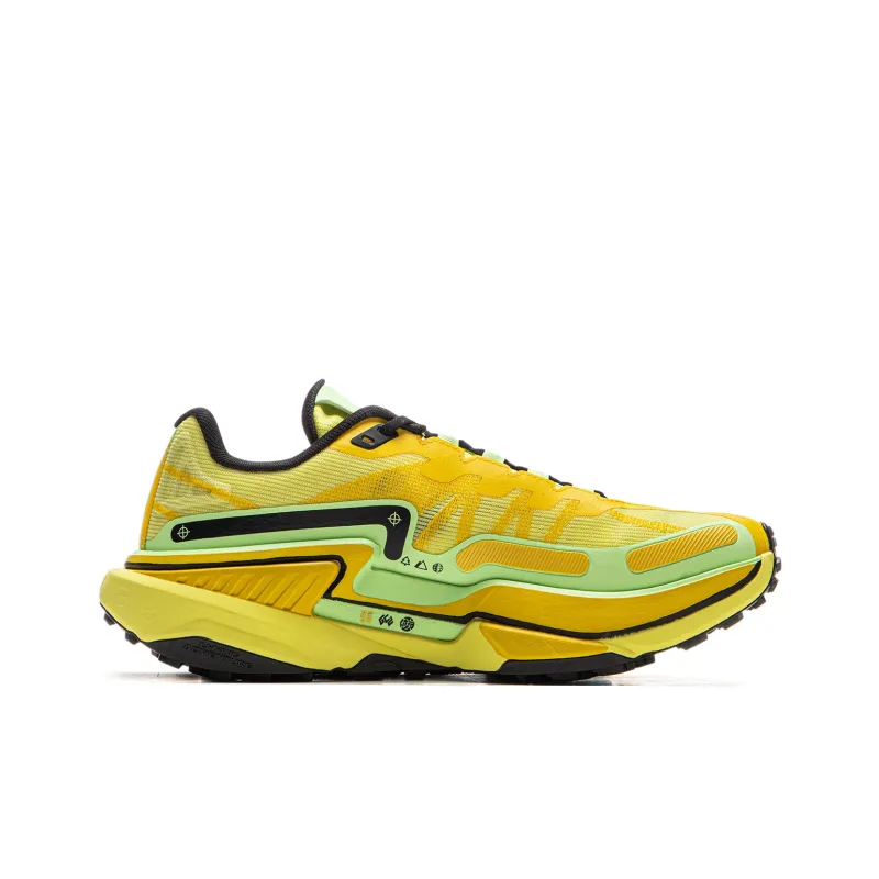 LiNing Anti Slip Wear Resistant Low Top Trail Running Shoes Men's Yellow-1