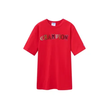 Champion T Shirt US Version Unisex Red