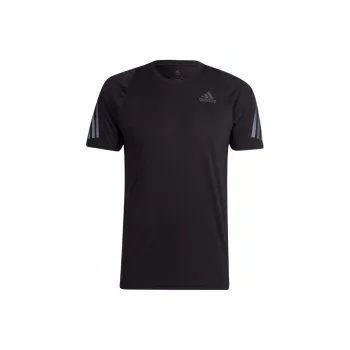 Adidas Set in Sleeve T Shirt Men's Black
