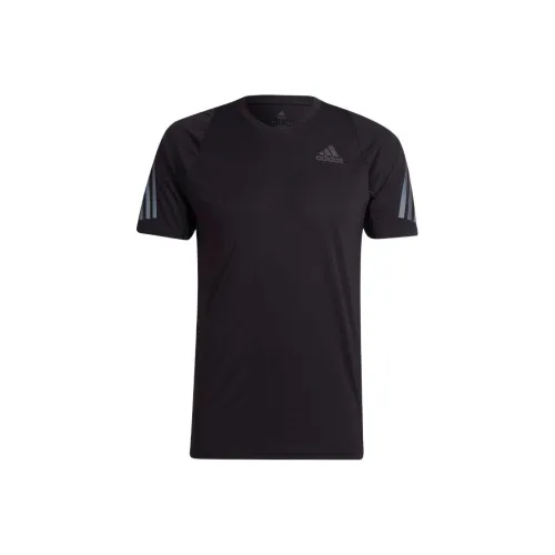 Adidas Set in Sleeve T Shirt Men's Black
