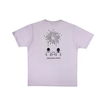 New Balance Noritake Collection Set in Sleeve T Shirt Unisex Purple
