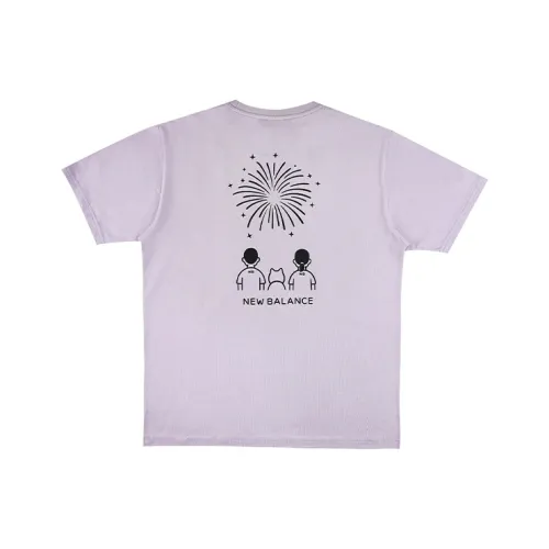 New Balance Noritake Collection Set in Sleeve T Shirt Unisex Purple