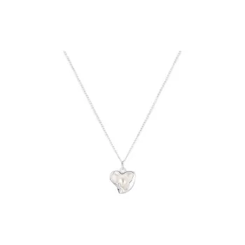 Heart Grass S925 Silver Necklaces Women's