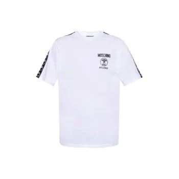 MOSCHINO Logo Tape Crewneck T-Shirt