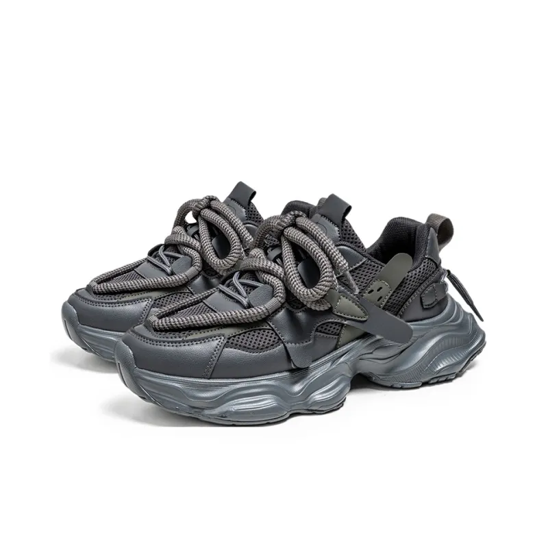 HACKBUTEER Low Top Chunky Sneakers Men's Box Included-9
