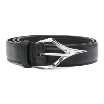 Mugler Spiky Leather Belt