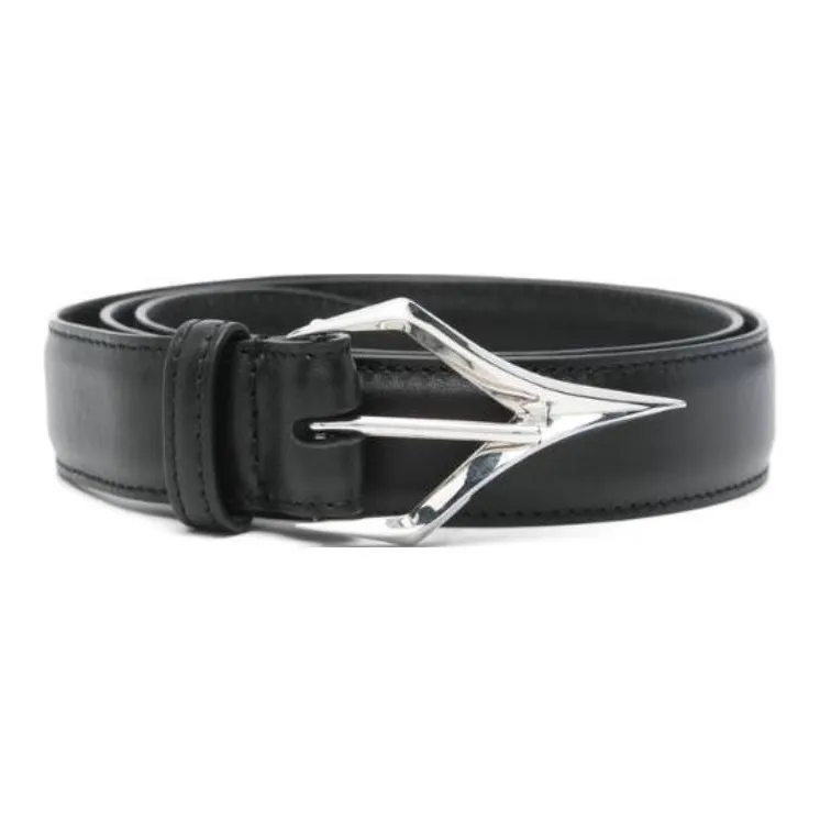 Mugler Spiky Leather Belt-0