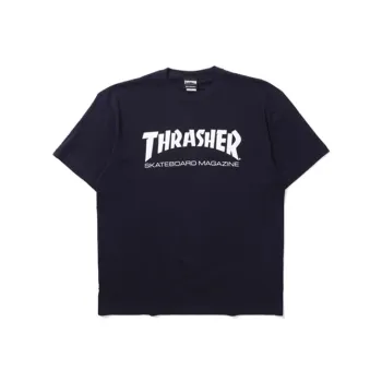 Thrasher T-Shirt Japan Version Unisex Navy Blue