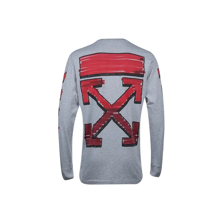 OFF WHITE Marker Arrows Long Sleeve T Shirt-0
