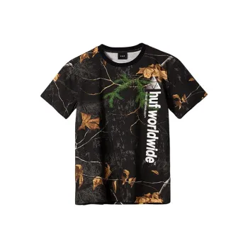 HUF T-Shirts Unisex Black