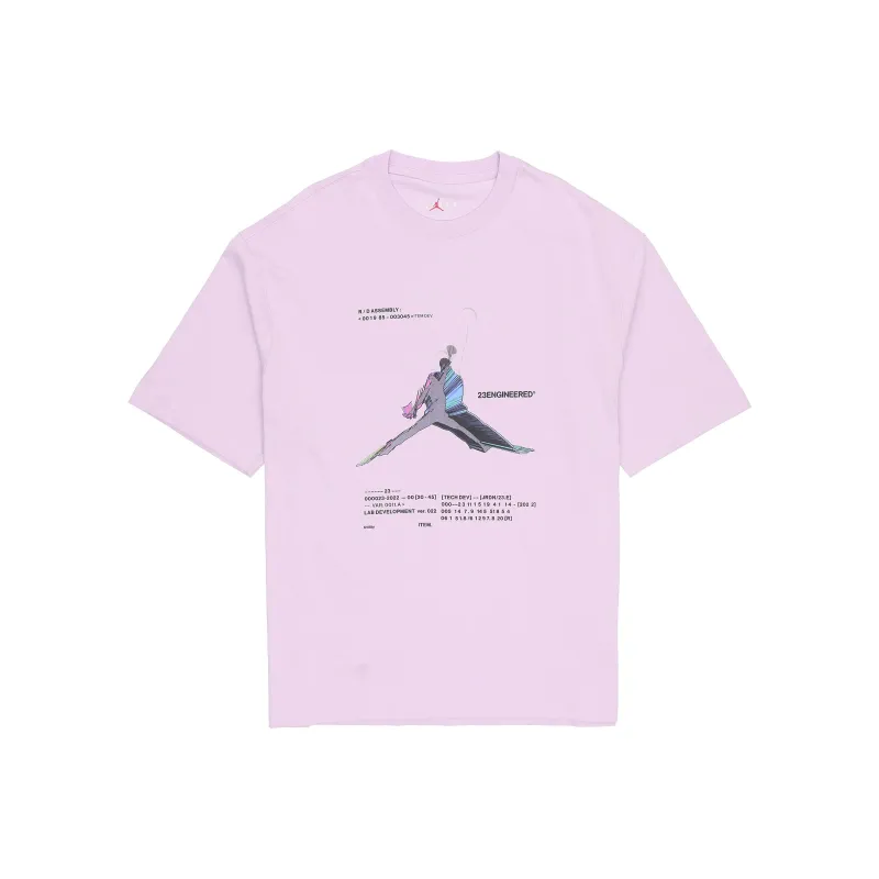 Jordan T Shirt Men's Pink Purple-0