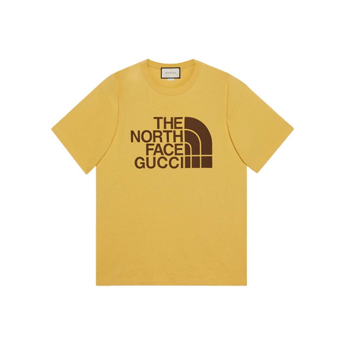 Gucci x adidas Cotton Jersey T-Shirt 'Yellow' 691636-XJEKR-7219