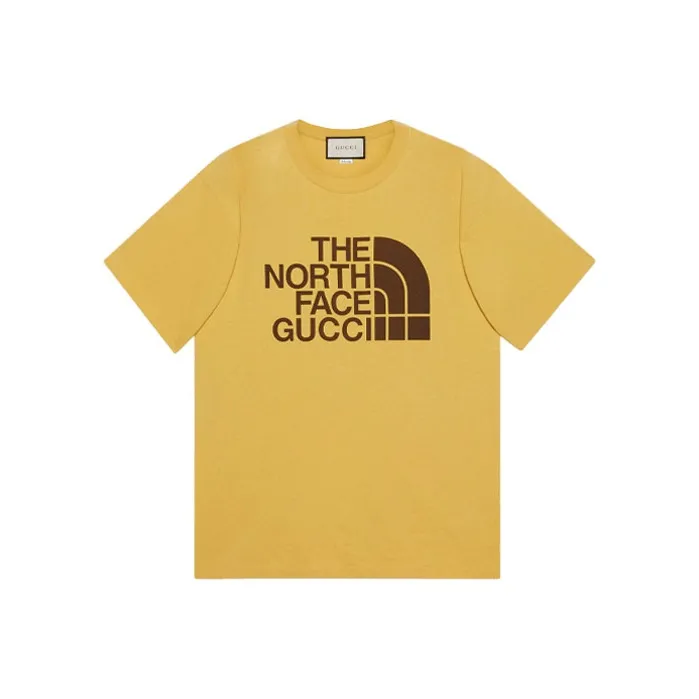 GUCCI X The North Face T Shirt Men's Light Yellow-0