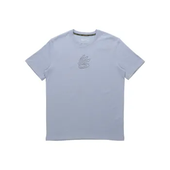 Under Armour Embroidered T Shirts Men Blue