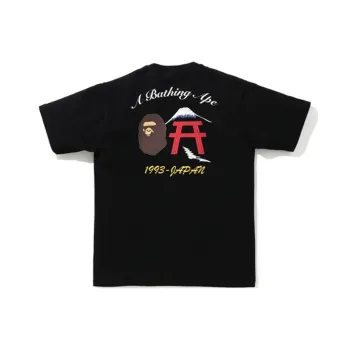 A BATHING APE Embroidery Style Japan Culture Tee