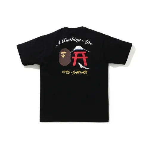 A BATHING APE Embroidery Style Japan Culture Tee