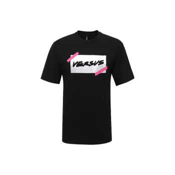 VERSUS T Shirts Men Black