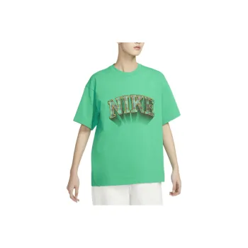 Nike Daily Vintage Collection T Shirts Unisex Court Green