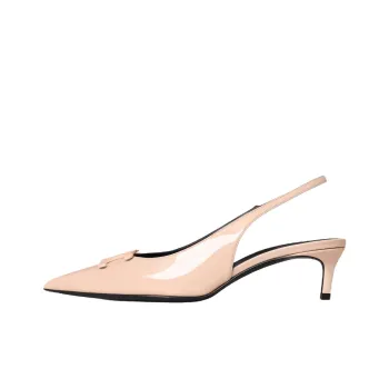CELINE Triomphe Alma Slim Heel High Heels 5cm Women's Pink