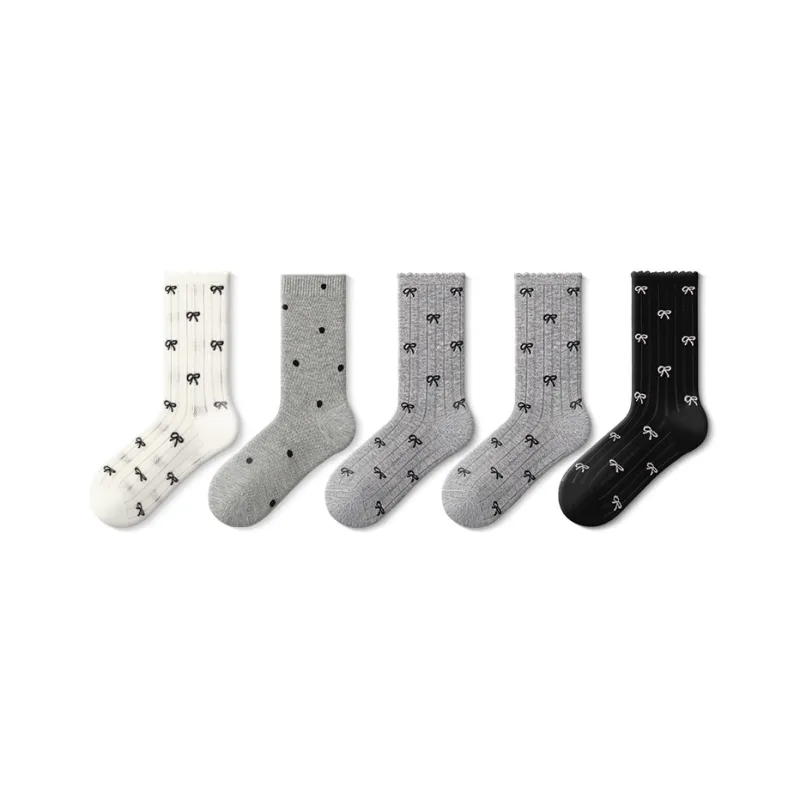 JKN Mid Calf Socks Women's Combo Set-25