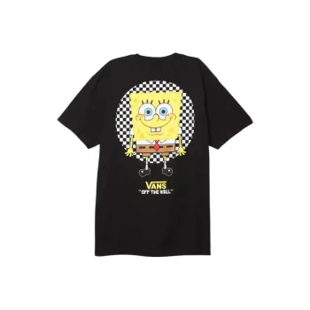 Spongebob Squarepants X Vans T-Shirts Men Black