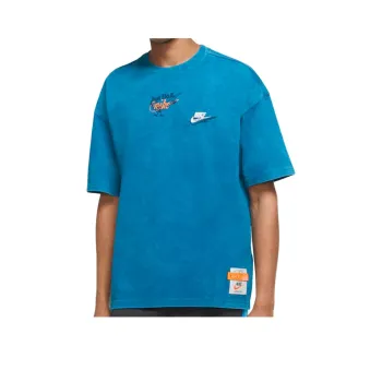 Nike Drop Shoulder Sleeve T Shirt Men's Blue