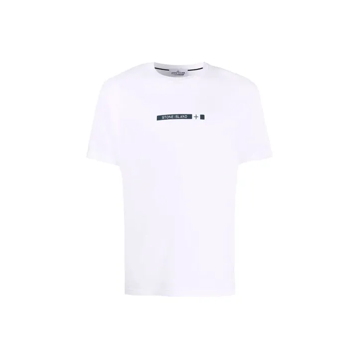STONE ISLAND T Shirts Men White-0