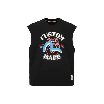 EVISU Straight T Shirt Men's Black