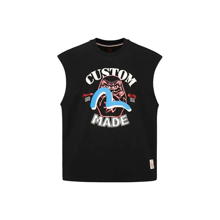 EVISU Straight T Shirt Men's Black-0