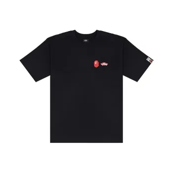 Vans Set in Sleeve T Shirt Unisex Black